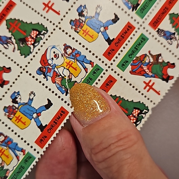 The American Lung Association Christmas seals 'for life & breath' 1974 ephemera - Picture 6 of 6